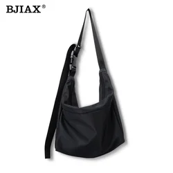 BJIAX Men Crossbody Bag Large Capacity Shoulder Bag Casual Commuter Backpack Men Crossbody Bag Simple Messenger Bag