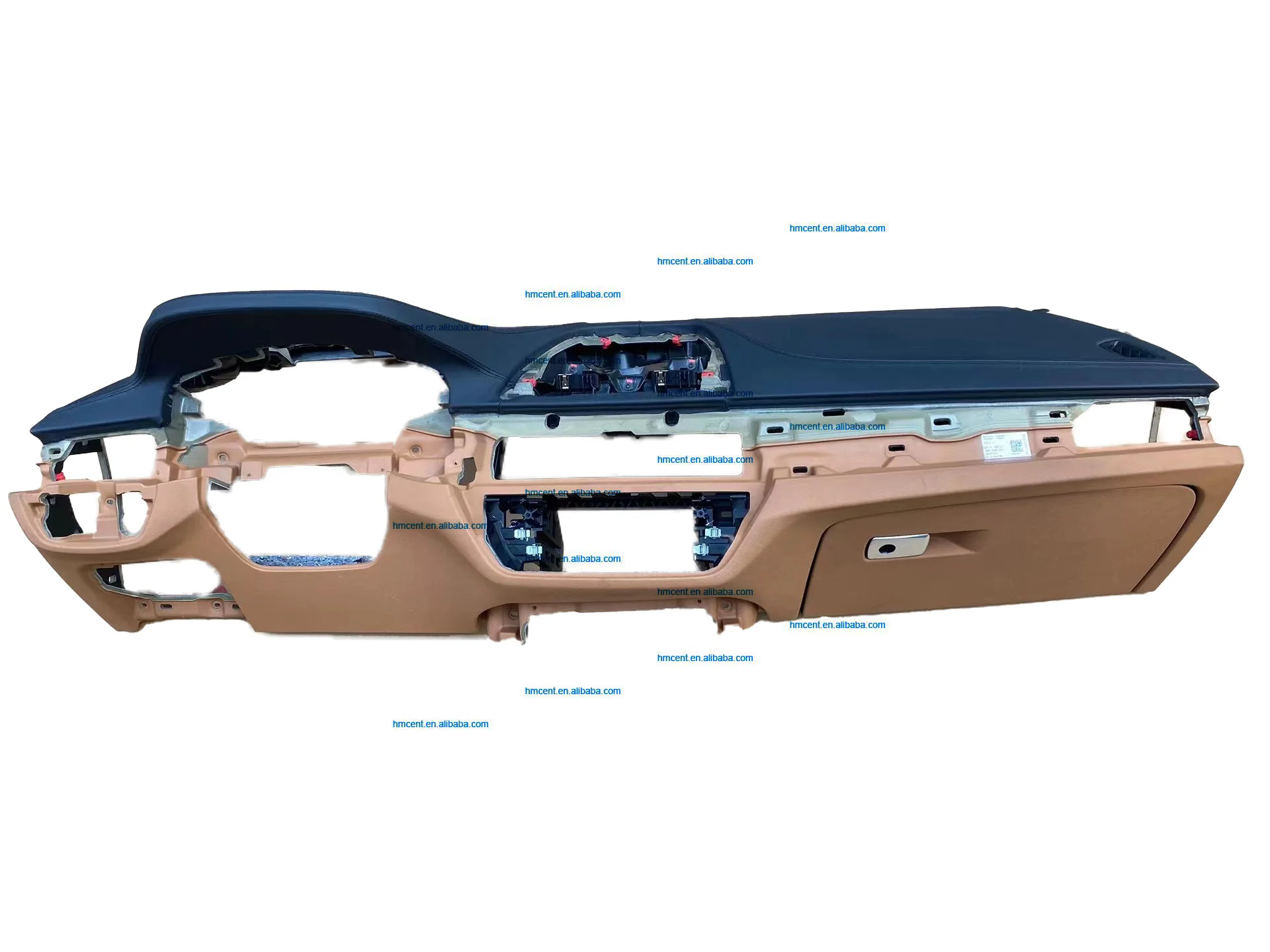 Automotive Black Brown Leather Suture Dashboards Safe Reliable for Bmw 6 Series Gt 2017-2022 Dashboard