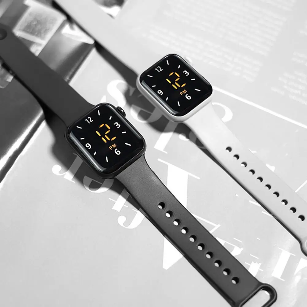 Luminous Smart Watch Waterproof Watch LED Display Accurate Time Smart Watch Comfortable Strap Sports Watch