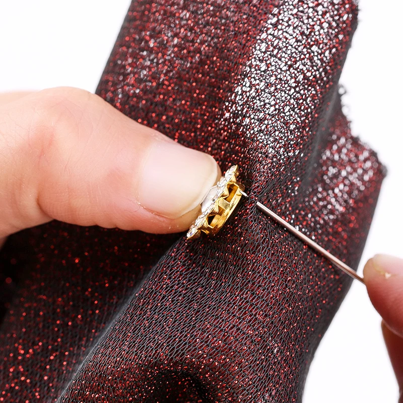 100 sztuk słonecznik pazur dżetów musujące kryształowe szklane koraliki przycisk obrzeże dżetów szyte ubrania i torby na buty akcesoria