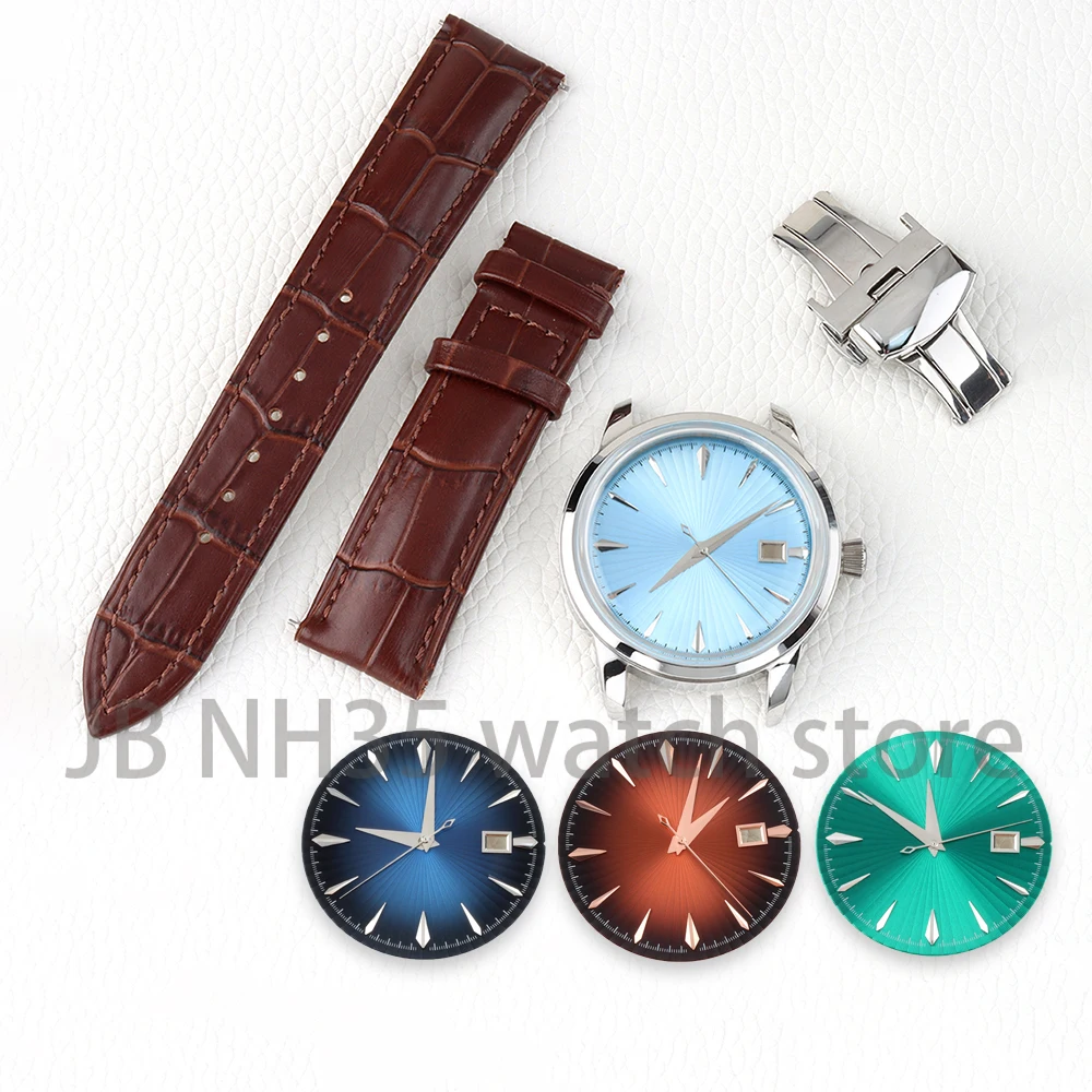 Arched Glass 40mm Case 35mm NH35 Watch Dial Face Hands for Cocktail Time Presage NH35 NH36 Automatic Movement Watch Repair Tools