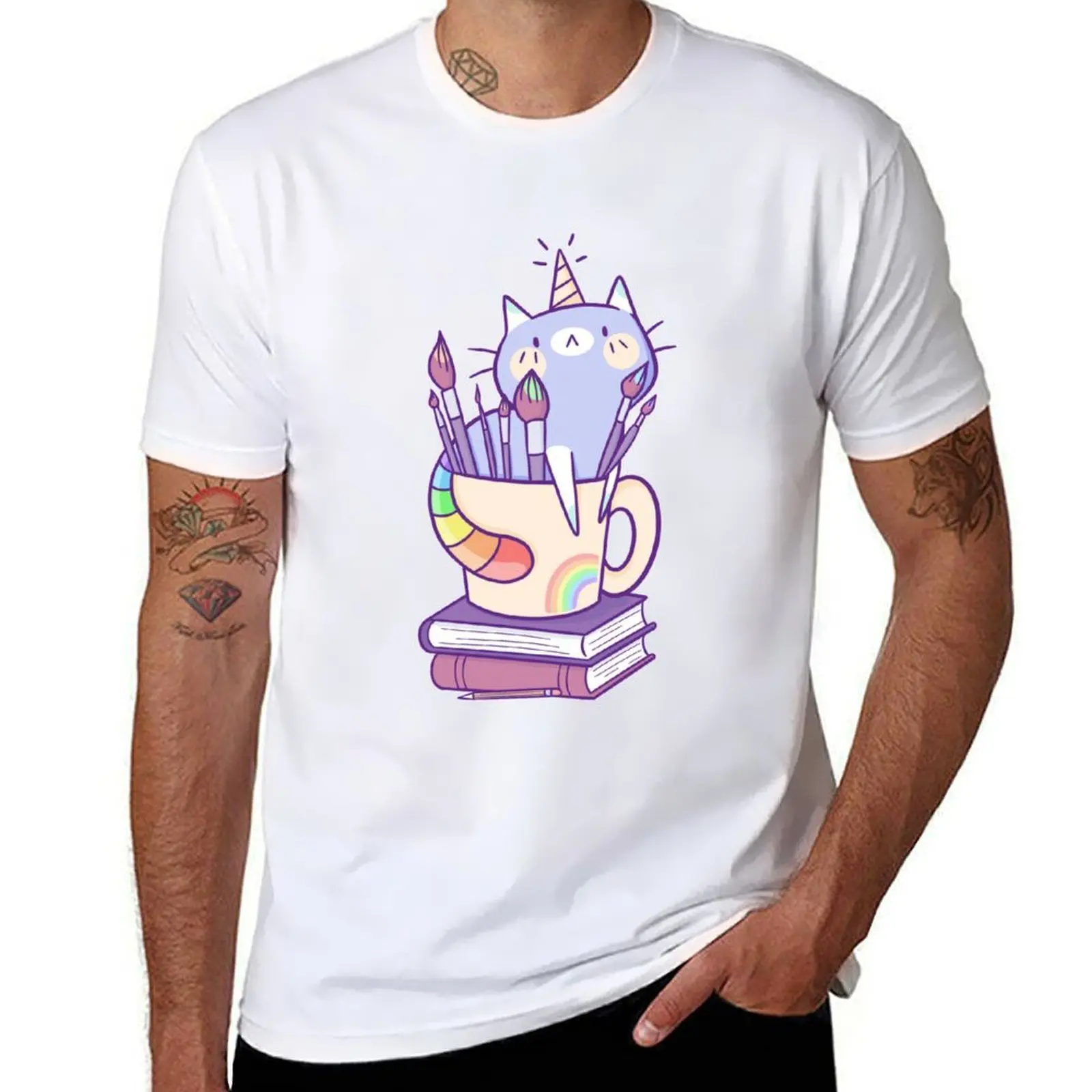 

Caticorn Artist T-Shirt t shirt man cotton t shirt man luxury T-Shirt