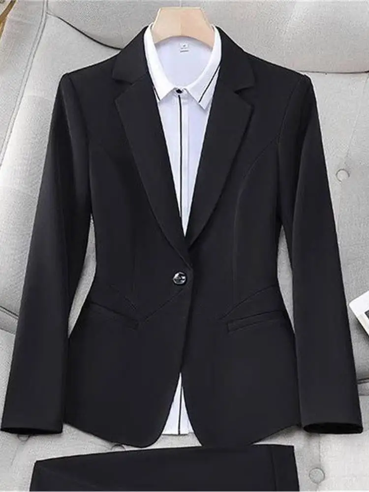 

Bla Suit Jaet Женская спецодежда Интервью Торжественная одежда ort Sve Long Sve Cleanfit Sle Office Lady Ele Manager