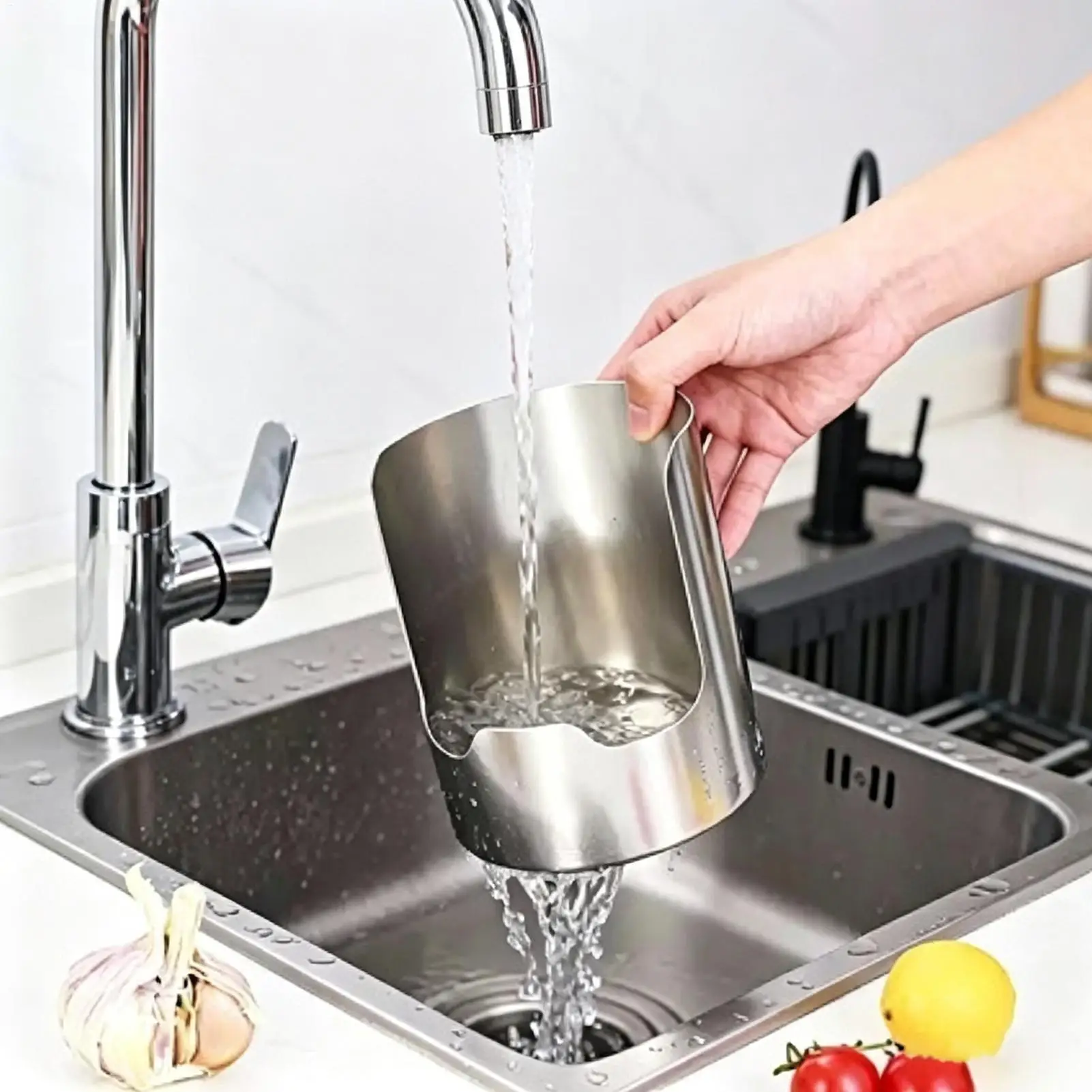 Stable Stainless Steel Spoon Holder Easy To Clean Heat-Resistant Soup Spoon Rack Stainless Steel Spatula Holder Dinning Table