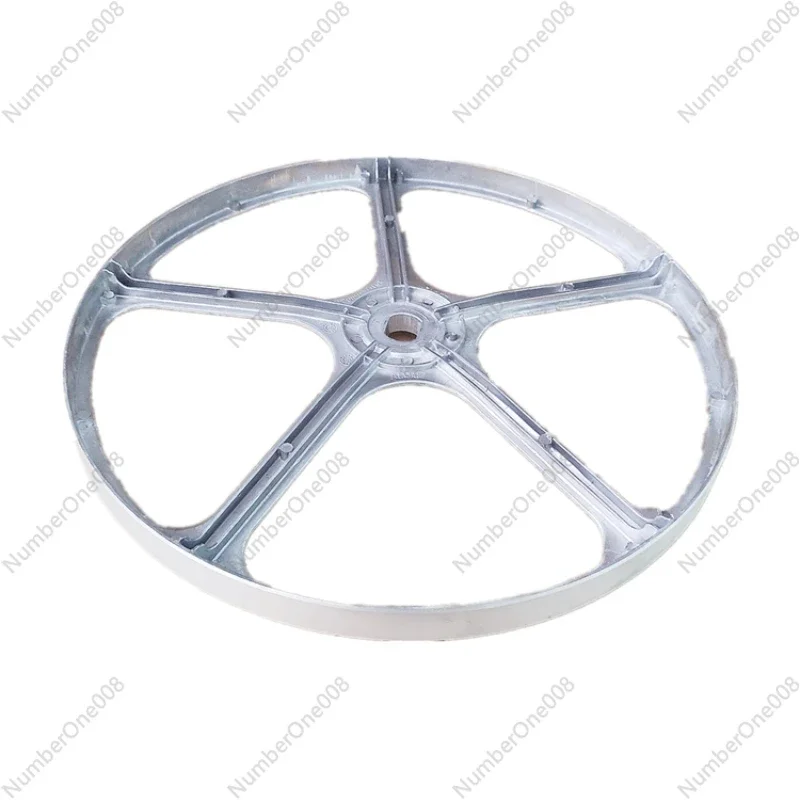 Washing machine belt pulley drive wheel disc cast aluminum flywheel heat dissipation plate DIA 22.4cm/29.8cm