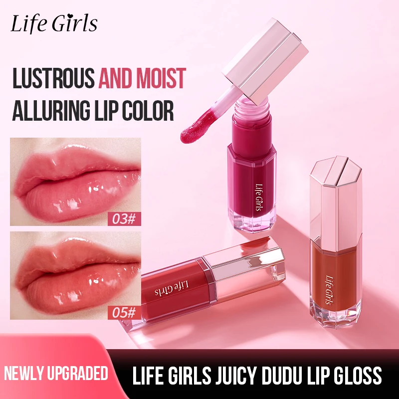 Świąteczny błyszczyk do ust, naturalne nakładanie, błyszczyk do ust nieprzywierający do kubka, nie blaknie, długotrwały makijaż