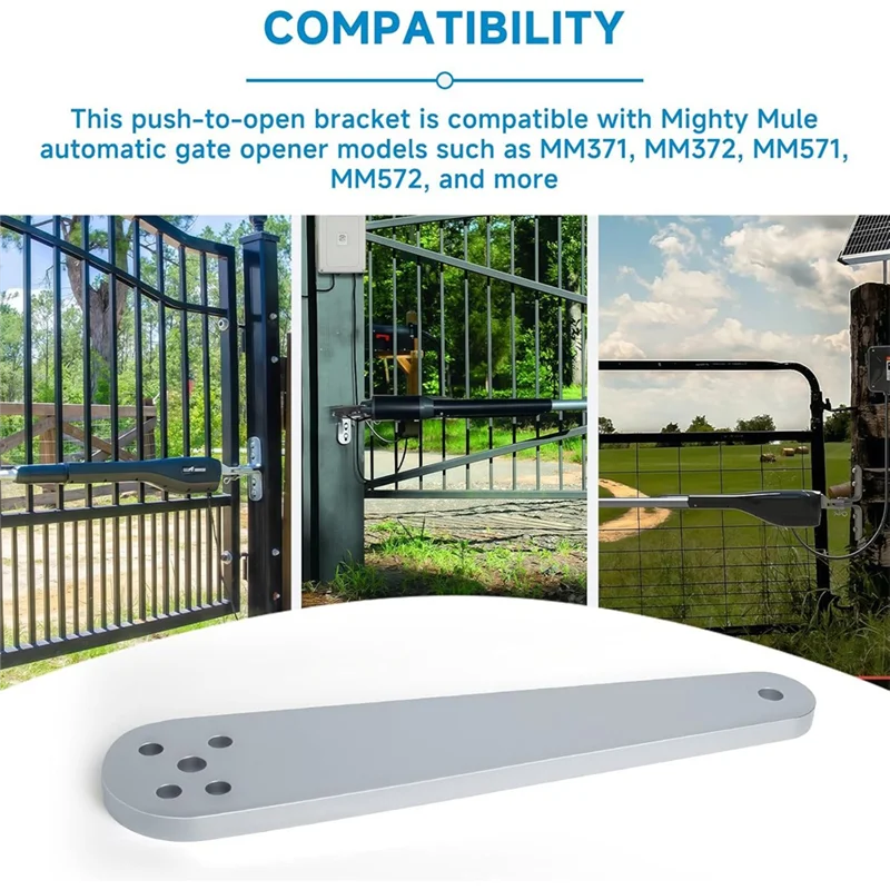 

AA60-FM148 Push To Open Gate Bracket For Mighty Mule Electric Gate Opener Mounting Bracket For Automatic Gate Openers