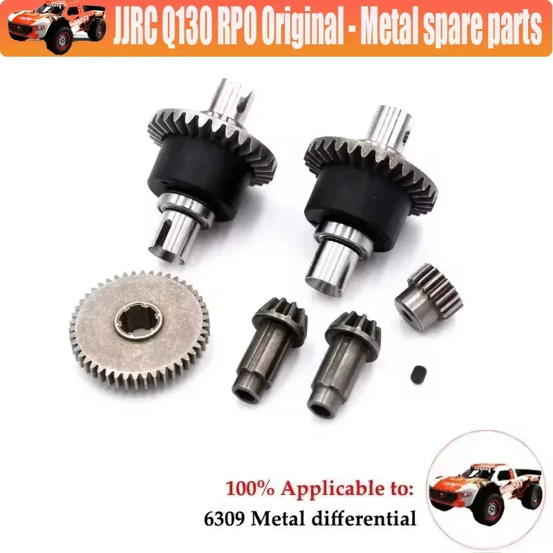 Q130 SCY 16101 16102 16103 16201 16101 Pro RC Car 1:16 Peças sobressalentes de metal atualizadas modelo 4WD/peças sobressalentes originais 6312 6313