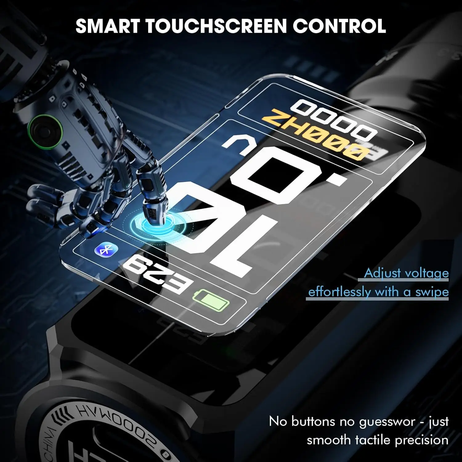 ماكينة رسم الوشم التجميلي اللاسلكية EZ P3 PRO تعمل باللمس الكبيرة 2.0-4.2 مللي متر 2000 مللي أمبير P3 PRO أطقم مع توريد إبر الوشم خرطوشة EZ