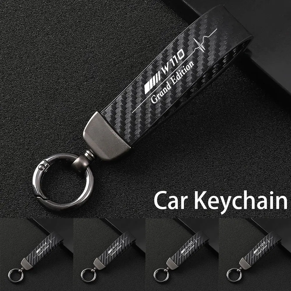 Автомобильный брелок из углеродного волокна в металлическом стиле для Mercedes Benz Grand Edition E-Class W120 W110 W114 W115 W123 W214 W210 W211 W212 W213