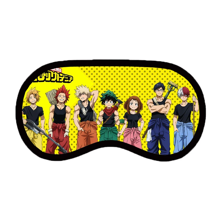 

Teenager Cute Breathable Cartoon Eyes Mask anime My Hero Academia Patch Unisex Sleep Blindfold Casual Eyes Mask Eyepatch