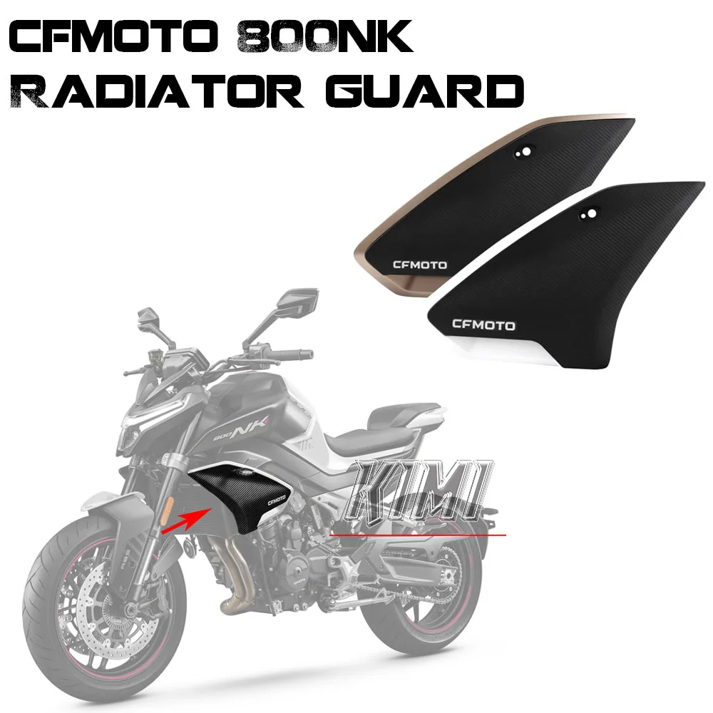 For CFMOTO 800NK NK800 radiator Left Right Protective Panels Decorative Panel Shell Plastic Panel Cover