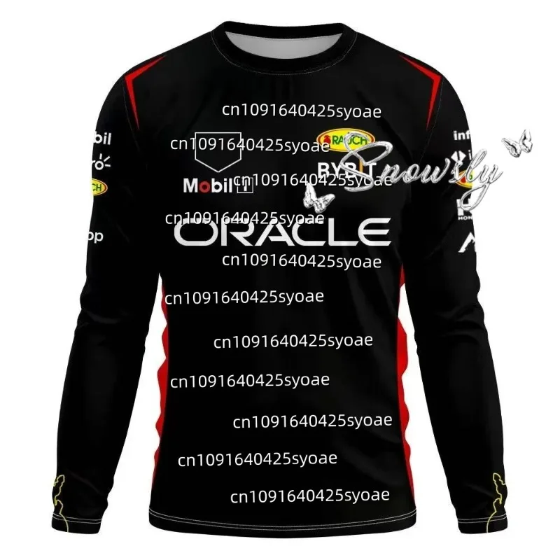 

Модные ретро 2026, новые весенне-летние гоночные мотоциклетные велосипедные рубашки для мужчин и женщин, футболки с круглым вырезом и длинными рукавами