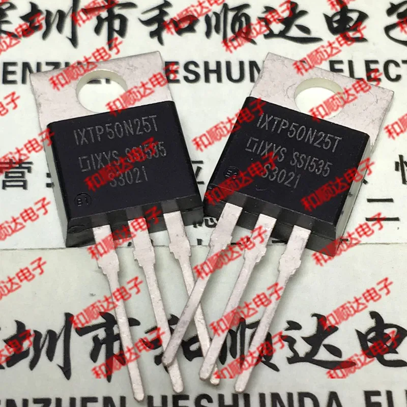 

(5 pieces) IXTP50N25T IXTP24N65X2 IXTP48N20T IXTP3N50D2 IXTP240N055T IXTP170N075T2 TO-220 MOS Field-Effect Transistor