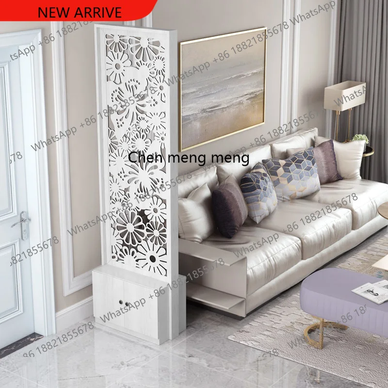 

Nordic modern screen partition simple decorative frame entry door entrance porch cabinet living room partition shoe cabinet