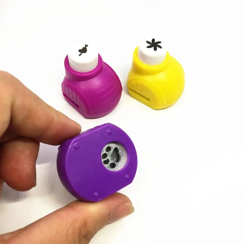 1Pcs Mini Scrapbook Punches Handmade Cutter Card Craft Calico Printing DIY Flower Paper Craft Punch Hole Puncher Shape
