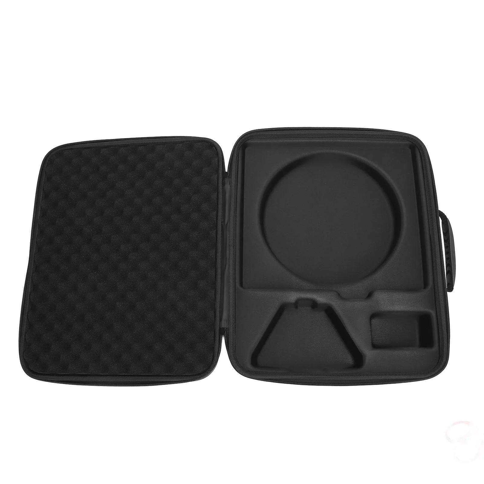 Satellite Travel Bag Hard Shell Double Layer Shock Absorption Foam Portable Case for Starlink Mini Dish Cable Adapter Power Supply