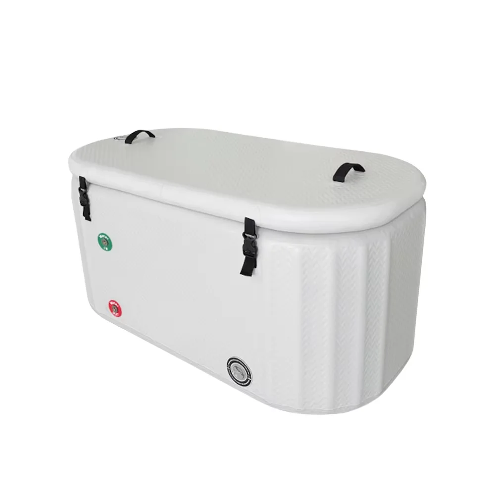 Portable Inflatable PVC Cold Water Therapy Bathtub For Athletes Recovery Ice Bath Plunge Tub 60gal+ Capacity Outdoor Use 2