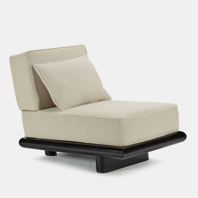 

Nordic retro, single fabric, home living room, casual lazy sofa chair