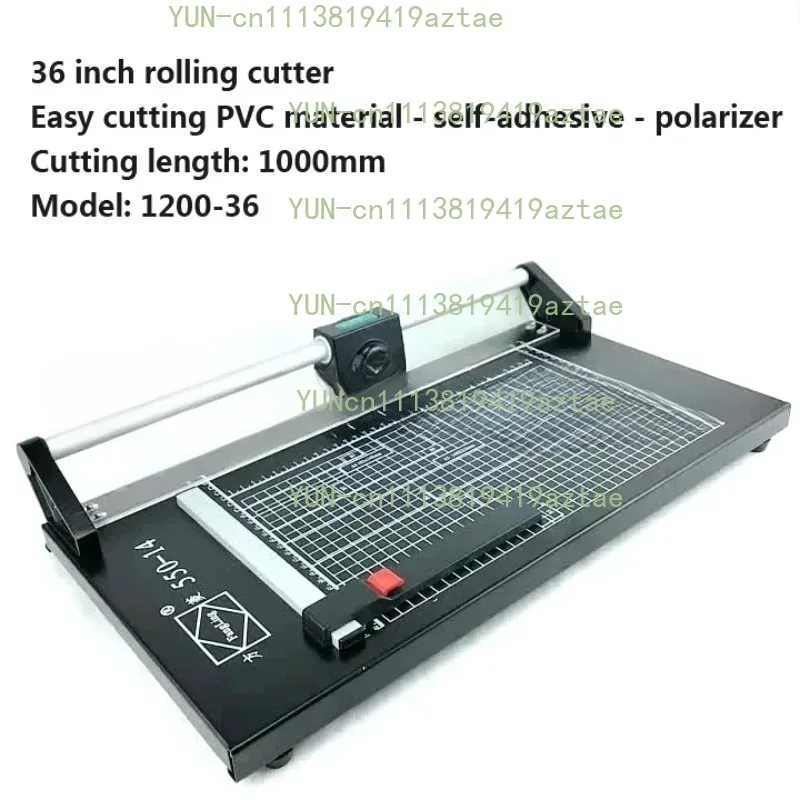 36Inch 1000mm Manual Rolling Slicing Unit, Jig For Paper And Sheet Material Trimming & Slicing Operation