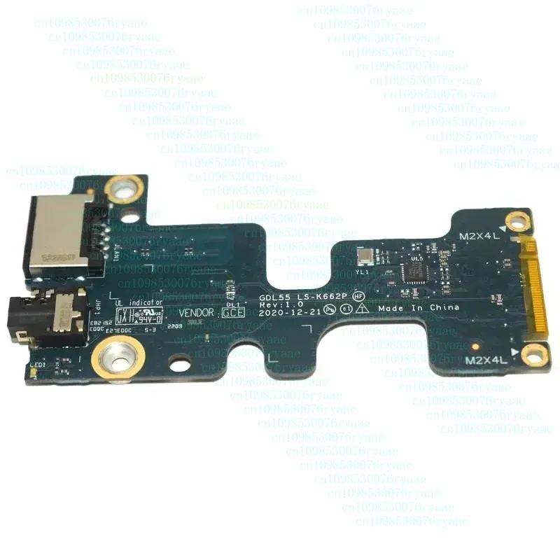

PMY37 0PMY37 Новая аудиоплата GDL55 LS-K662P Lan для G15 5510 5511