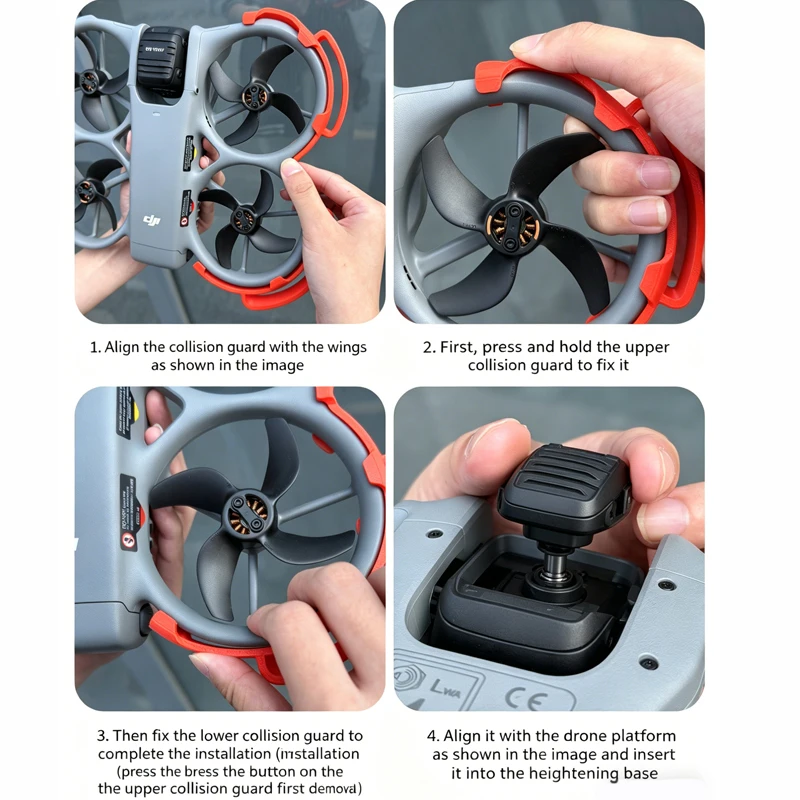 Schutzring für DJI Avata 360, Anti-Kollisions-Propeller-Schutz, Propellerschutz für Avata 360 Drohnenzubehör – Detail 10
