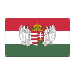 FLAGDOM 90x150cm Austro-Hungary Flag Printed Banner For Decor(Hungary Flag)