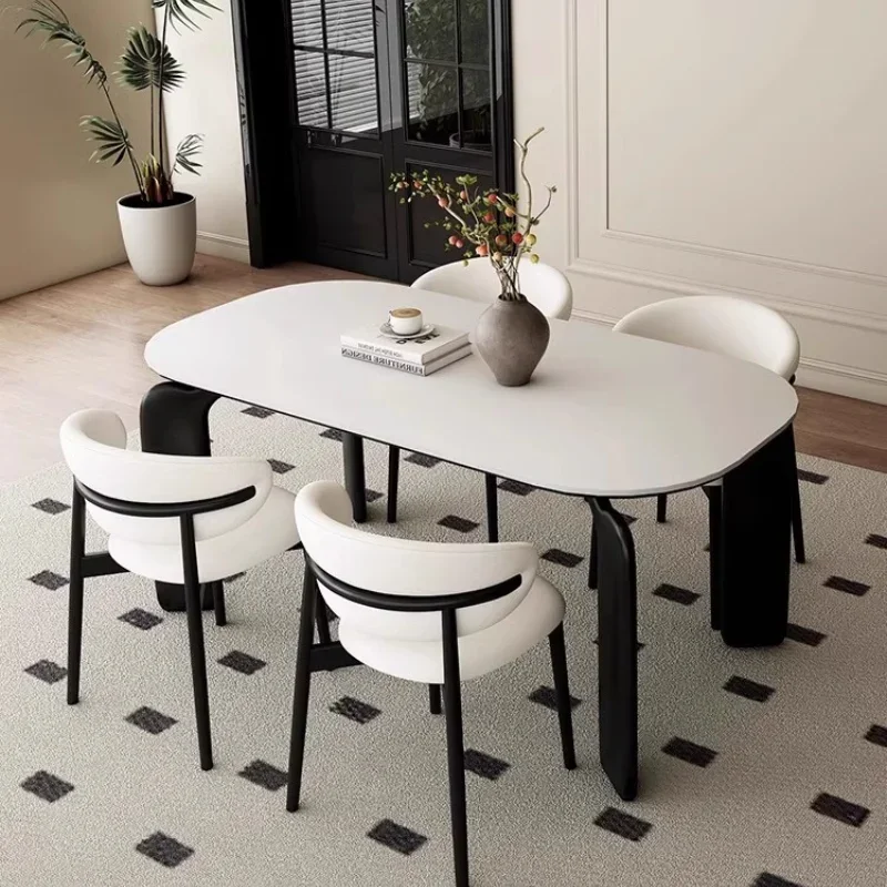 2pcs Elegant Dining Chairs Table Nice Offer Designer Chair Interior Luxury Comfortable Mid-century Modern Nordic Room Furniture