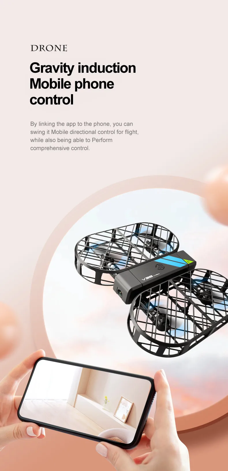 

4DRC V38 Mini Drone Battery 4D-V38 RC Drone Spare Parts 3.7V 750mAh Battery/Propeller 4DRC V38 Pro Drone Accessories V38 Battery
