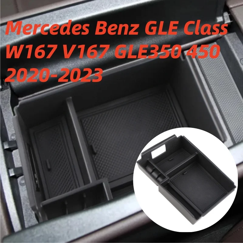 

Car Armrest Box Storage Tray for Mercedes Benz GLE Class W167 V167 GLE350 450 2020-2023 Center Console Holder Inner Accessories