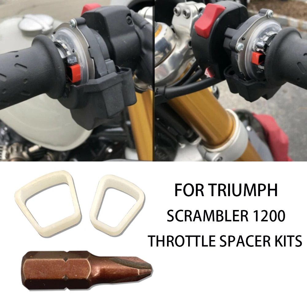 

for Triumph Accessories Throttle Spacer Kits Triple Thruxton Street Street Triple Tiger Rocket 3 Scrambler 1200 Throttle Spacers