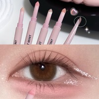 Double Head Lying Silkworm Pen Waterproof Lasting Matte Pearl Fine Brightening Shadow Pen Under Eyelid Outline Eyeshadow Pencil
