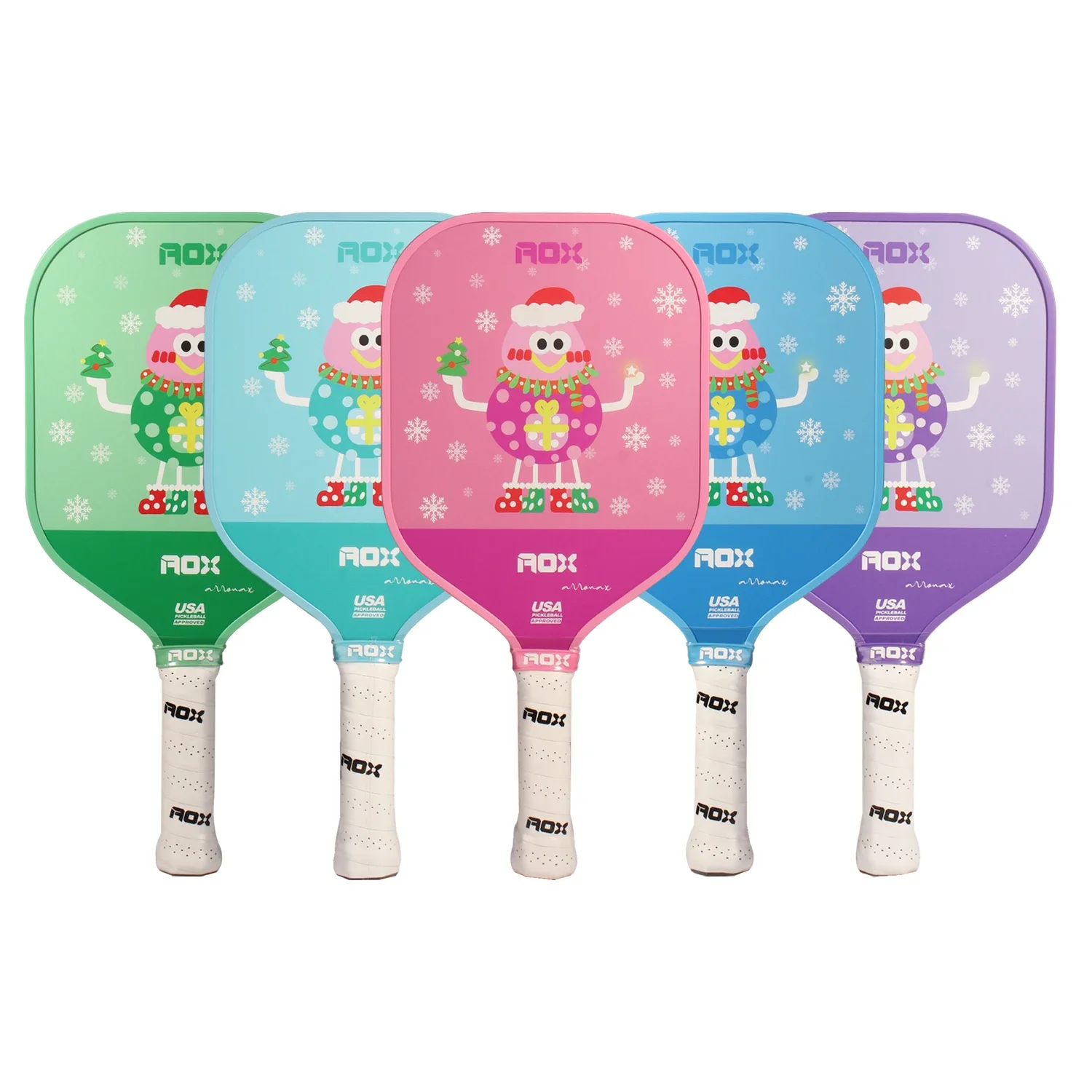 Paleta de Pickleball Arronax para niños, Pickleball de superficie de fibra de vidrio de 10 mm, pintura en aerosol de partículas, raquetas de prensa en frío para niños