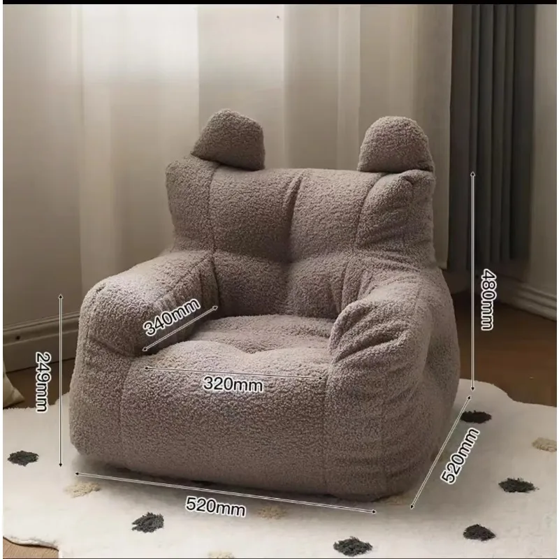 Dopamine Color Children's Sofa, Cute Mini Sofa Chair for Baby Reading Corner, Trendy Striped Lounge Chair, Kids' Furniture