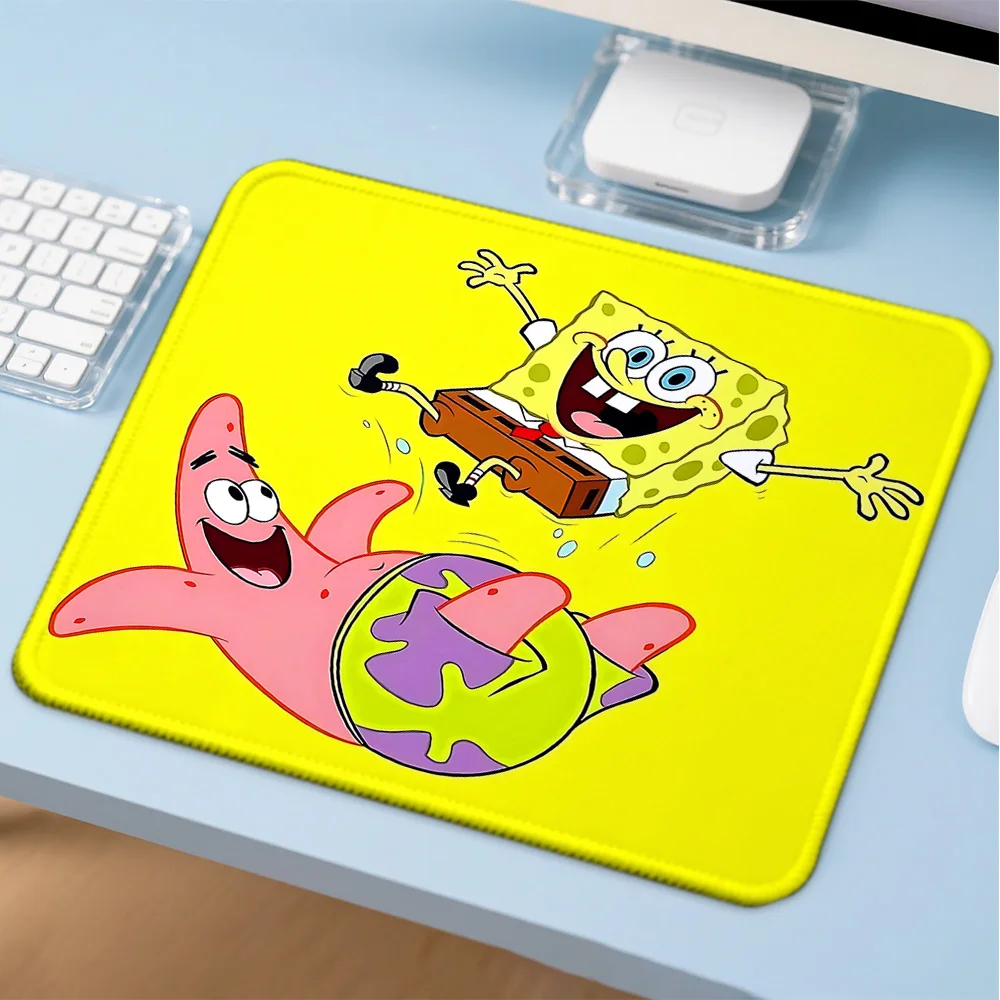 Keyboard Pad S-Spongebobs Computer Mat Desk Accessories Pc Gamer  Mousepad Company Game Mats Mouse Anime Mause Table Decoration
