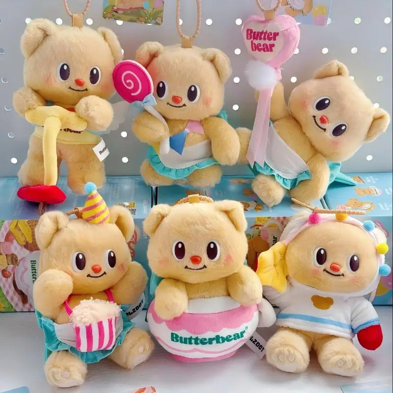 

Butterbear's Holiday Series Blind Box Cute Butterbear Anime Doll Mystery Box Surprise Bag Pendant Action Figure Decor Gift Toys
