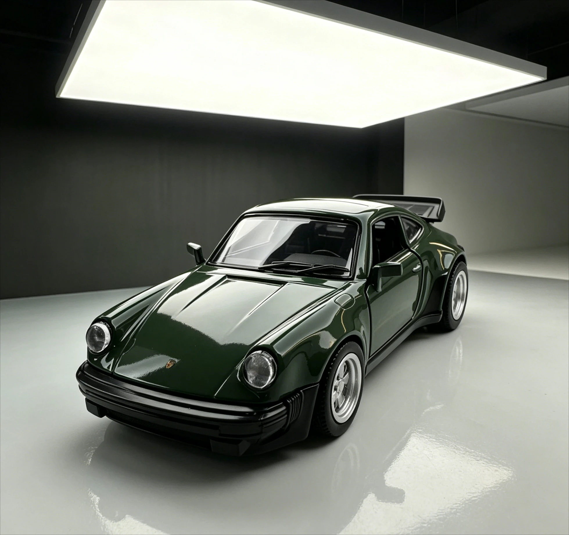 

1:36 Scale Vintage Porsche 911 Turbo Diecast Car Model, Pull Back No Light & Sound Alloy Vehicle, Collectible Decor Toy Gift