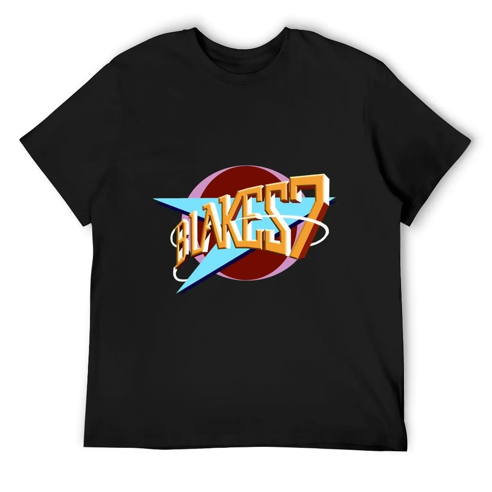 Blakes 7 Logo T-Shirt man clothes plus size tops anime clothes sublime Men's t-shirt