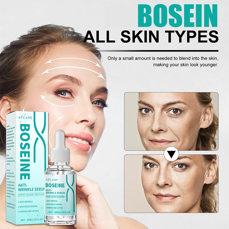 

Anti aging Face Serum Boseine Moisturizing Fade Fine Lines Hyaluronic acid Brightening Beauty Skin Care Products 30ml