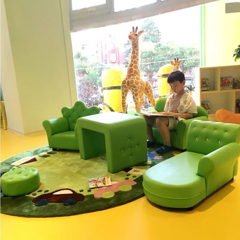 Children's sofa cartoon princess boy seat double mini early education reading book corner kindergarten corner small sofa