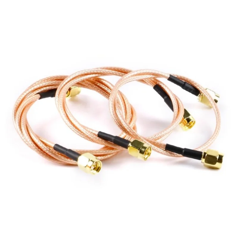 MA Male to Female Adapter Cable Elbow RF Cable RG316 Cable MMCX Connection Cable Antenna Extension Cable 15/30/50/100/150cm