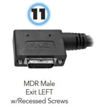 Kamera Link Kabel mit MDR Männlichen Ext. Profil R/A Ausfahrt UNTEN zu MDR Männlichen Ext. Profil R/A Ausfahrt stecker