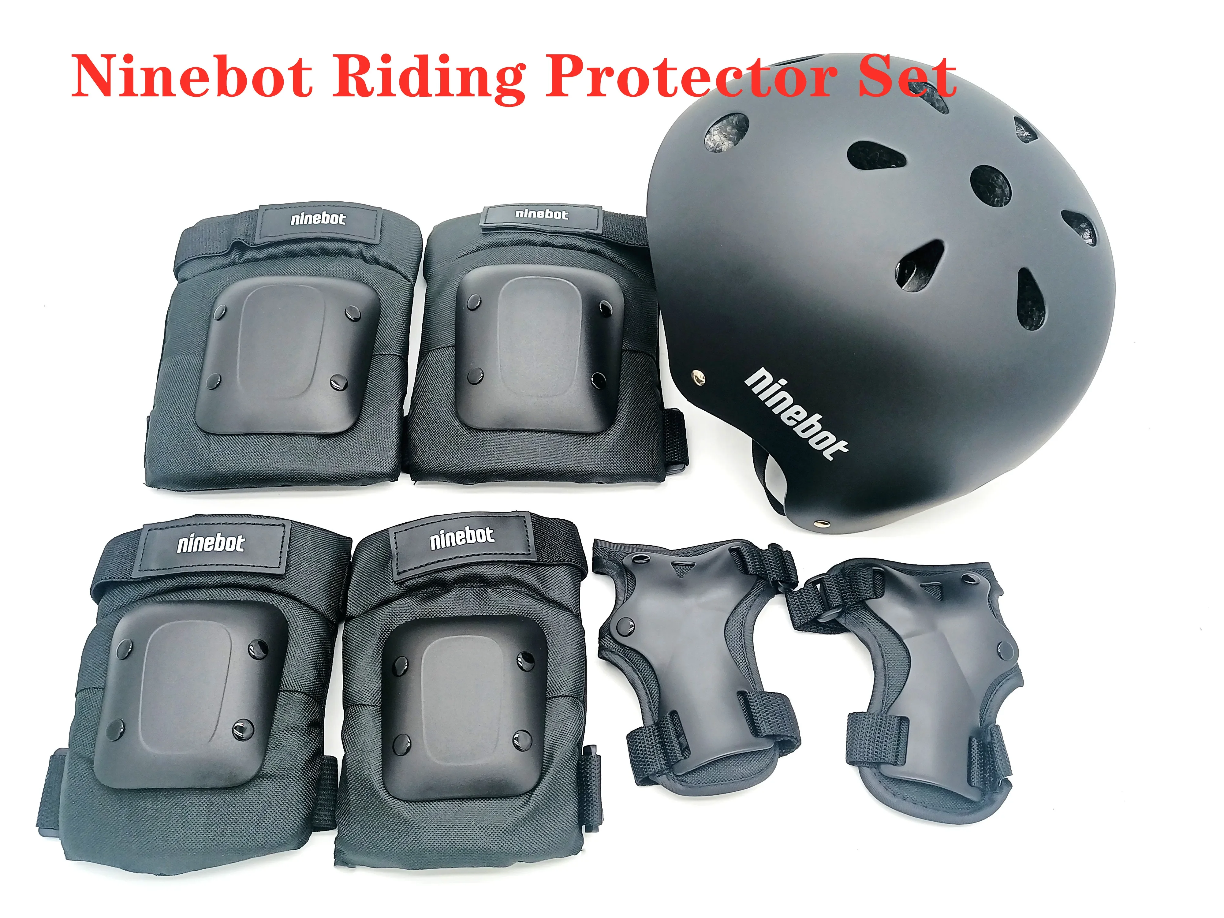 Original Ninebot Riding Helmet No. 9 Balance Scooter Protector Set Adult and Child for A1 S2 C C+ E E+ Unicycle Riding Protector