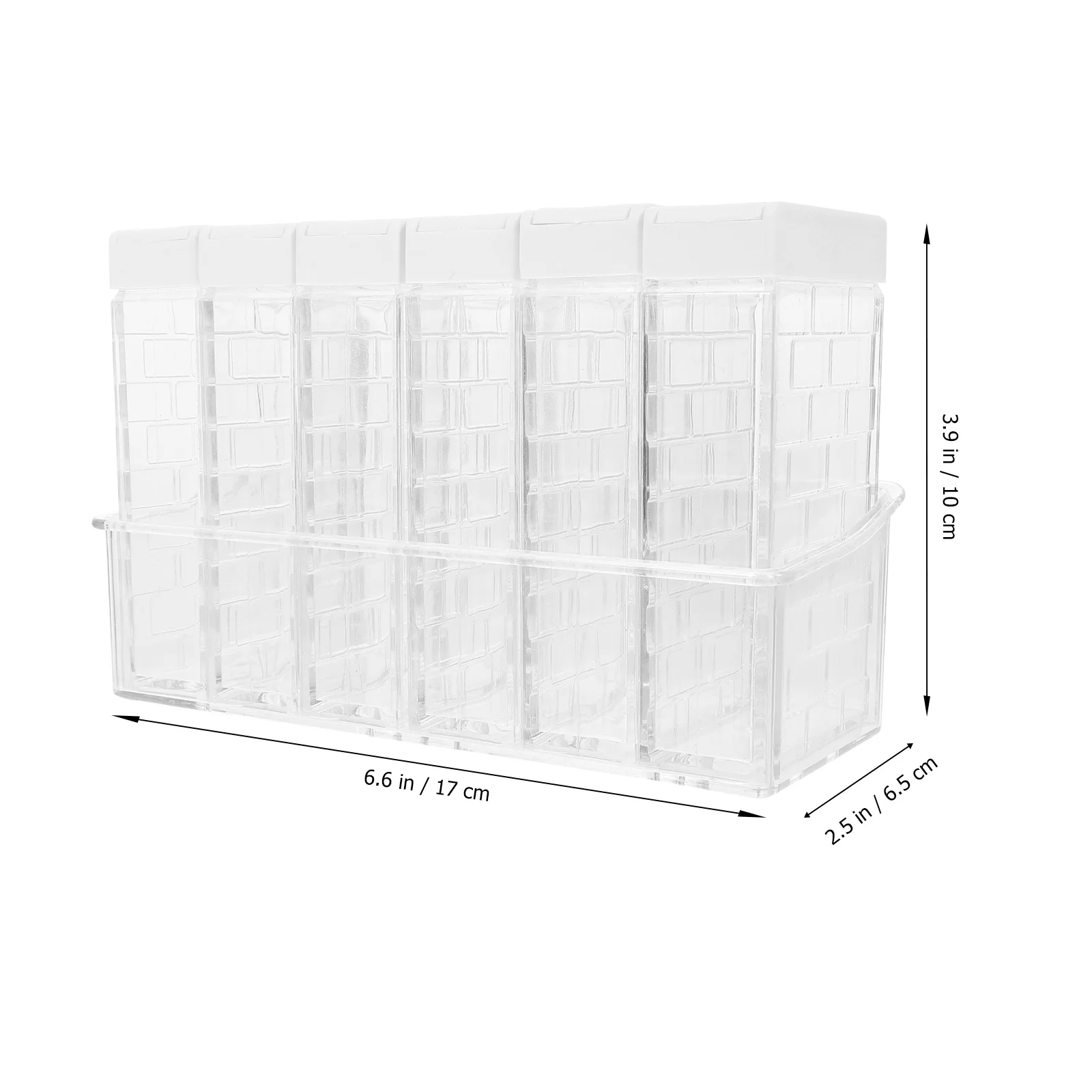 

1 Set Of Clear Plastic Seasoning Bottles Leakproof Condiment Containers Kitchen Storage Spice Jars Multi-Function Salt Pepper