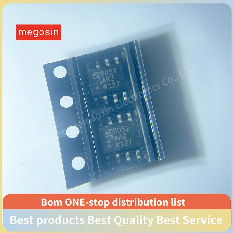 1PCS/LOT  AD8052ARZ AD8052 SOP8 Rail-to-rail amplifier chip IC in stock