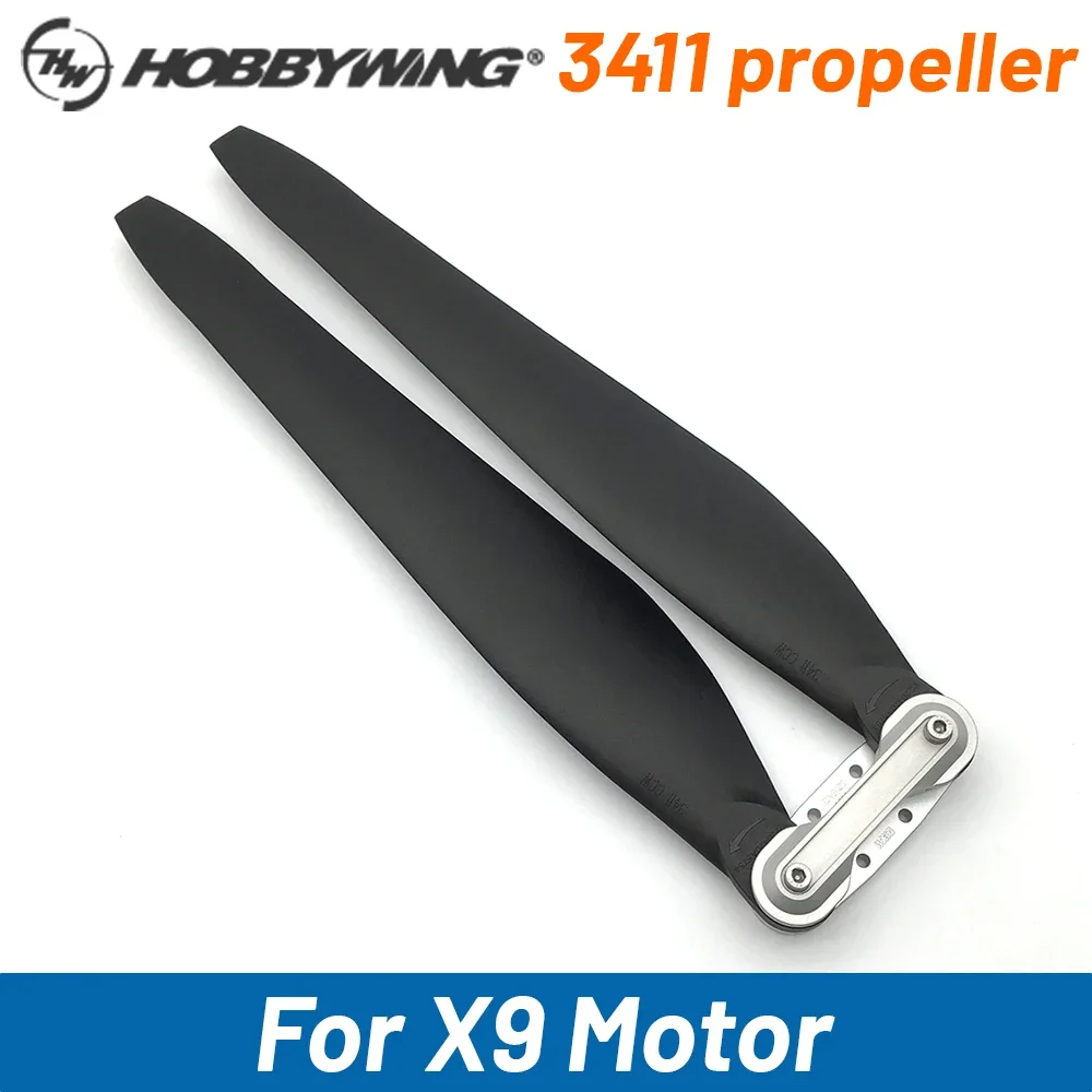 Hobbywing 3411 X9 engine FOC folding carbon fiber plastic CW CCW propeller for power system