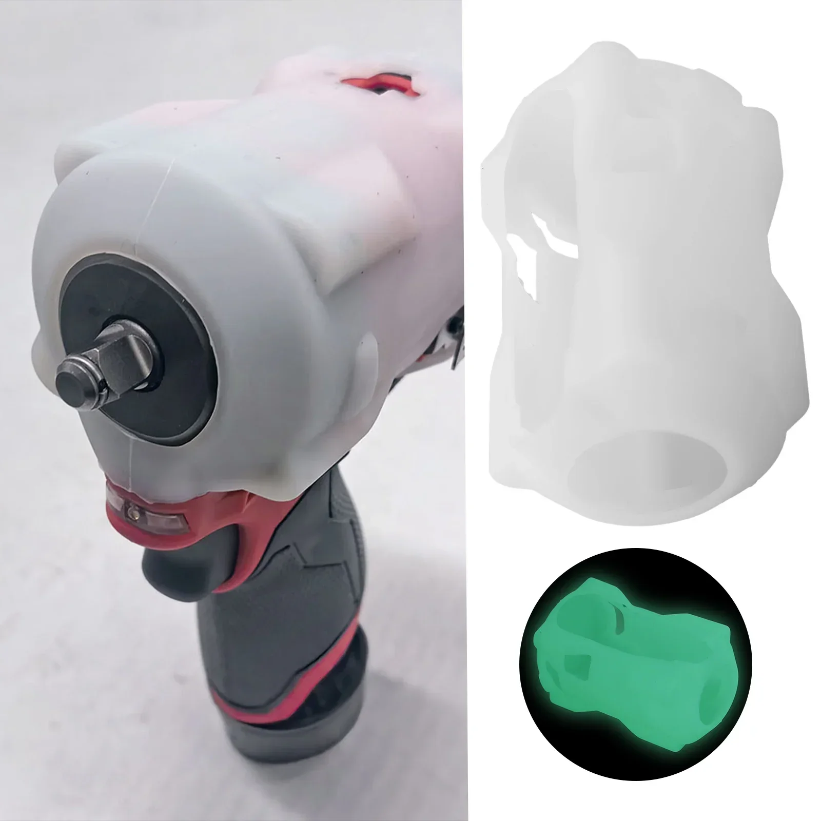 For 49-16-2554 1/2in Luminous Strong Impact Wrench Boot 2554 / 2555 Electric Wrench Protective Cover Power Tools Parts