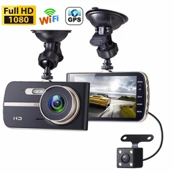 Car DVR WiFi Dash Cam Full HD 1080P Car Camera Drive Video Recorder Auto Dashcam Black Box GPS Car Accessories Night Vision