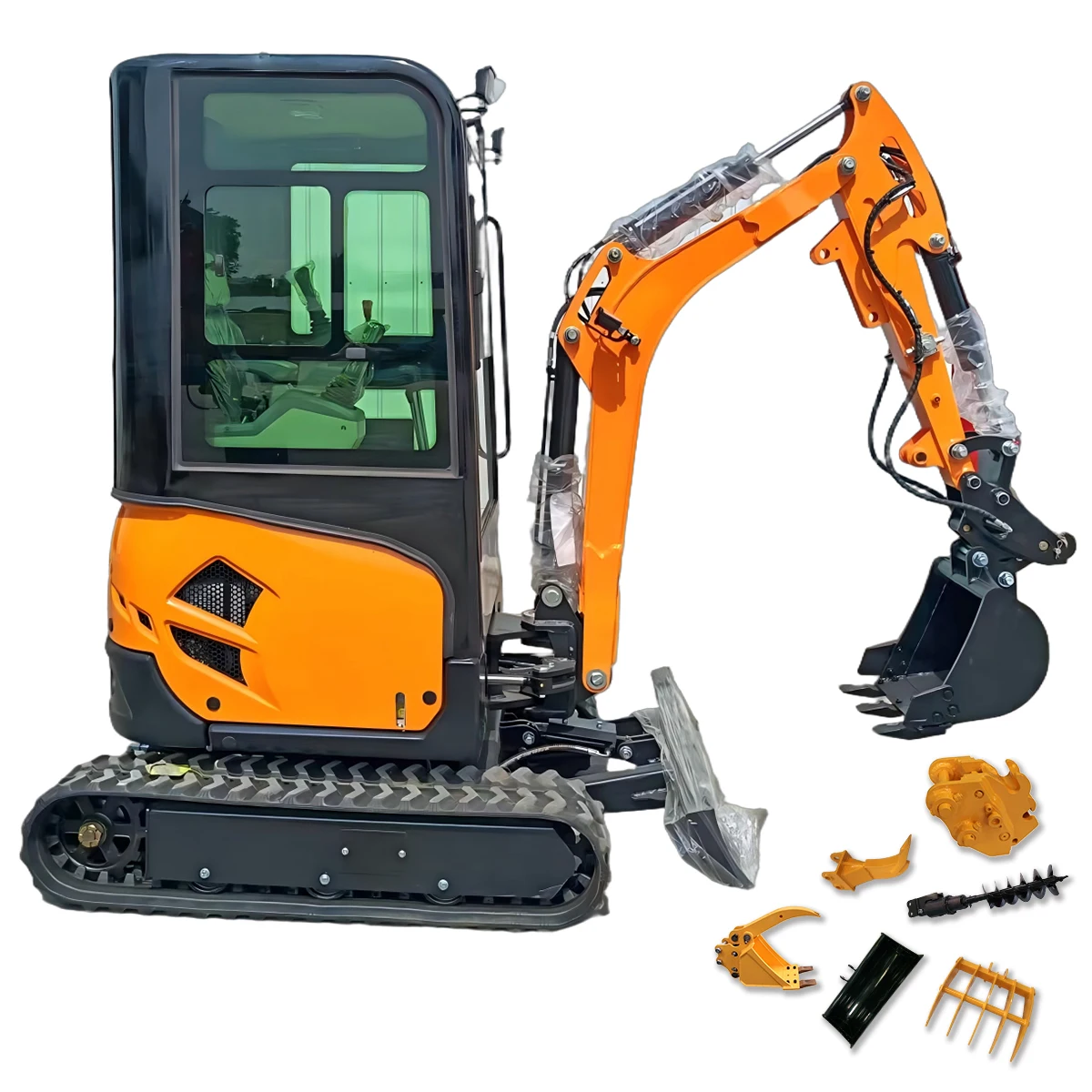 

Mini Excavator 1.8 ton 2 ton Free Shipping Hydraulic Excavator China Mini bagger Micro Digger Factory Kubota Small excavator