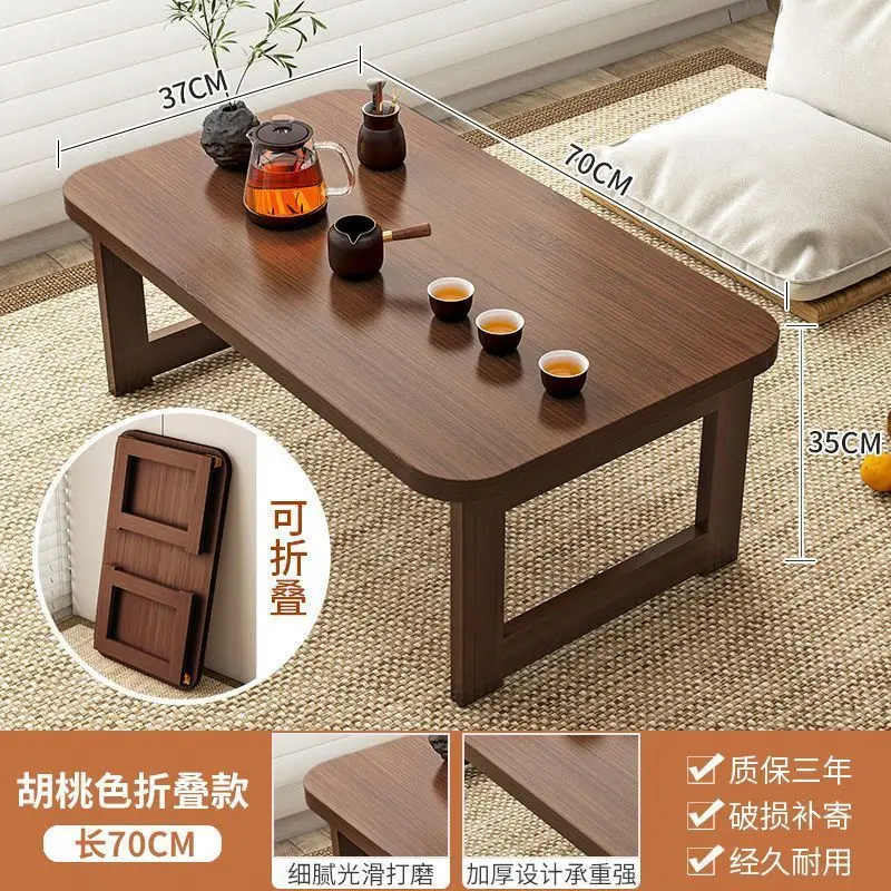 

For Folding table coffee household living room small tea simple small apartment bay window bedroom learning